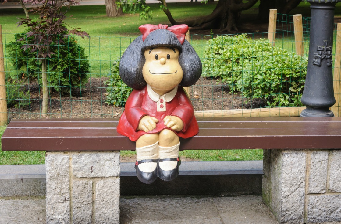 Oviedo Mafalda Estatua